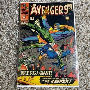 VINTAGE 1966 MARVEL The Avengers & The Keeper App Silver Age Comic #31